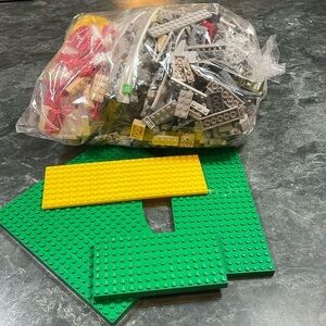 Mega Bloks Micro Bricks building bricks assorted colors.  Approx 4 lb